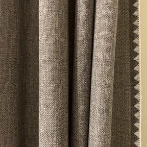 Threshold Knit Curtain Set in gray